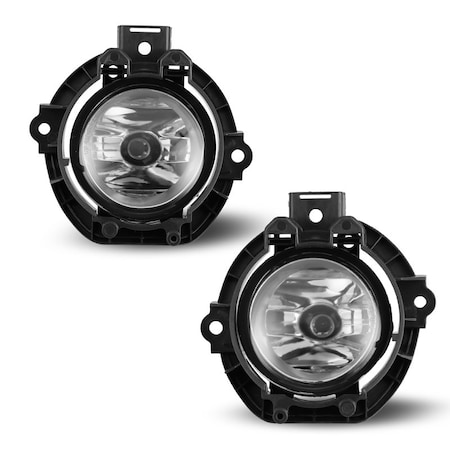 Winjet Fog Lights - Clear - Wiring Kit Included CFWJ-0441-C